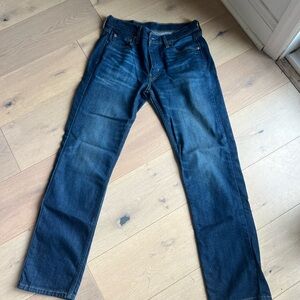 Levi's Dark Indigo Straight Jeans